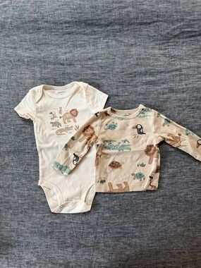 NWOT Carter’s animal tops